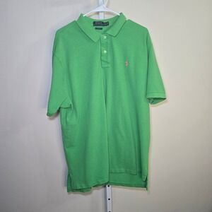 Polo Ralph Lauren Men's Classic Fit Green Polo Shirt Size XXL‎